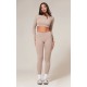 Stone Structured Snatched Rib Leggings Stone Structured Snatched Rib Leggings