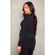 Maternity Black Long Sleeve Basic Fitted Top Maternity Black Long Sleeve Basic Fitted Top