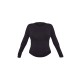 Maternity Black Long Sleeve Basic Fitted Top Maternity Black Long Sleeve Basic Fitted Top