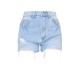 Tall Light Blue Wash Distressed Denim Shorts Tall Light Blue Wash Distressed Denim Shorts