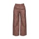 Petite Chocolate Faux Leather Wide Leg Pants Petite Chocolate Faux Leather Wide Leg Pants