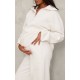 Maternity Cream Wide Leg Sweatpants Maternity Cream Wide Leg Sweatpants
