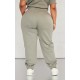 PRETTYLITTLETHING Plus Sage Khaki High Waisted Cuffed Sweatpants PRETTYLITTLETHING Plus Sage Khaki High Waisted Cuffed Sweatpants