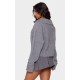 Charcoal Grey Marl Chunky Knit Half Zip Sweater Charcoal Grey Marl Chunky Knit Half Zip Sweater