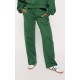 PRETTYLITTLETHING Forest Green Logo Embroidered Wide Leg Sweatpants PRETTYLITTLETHING Forest Green Logo Embroidered Wide Leg Sweatpants
