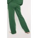 PRETTYLITTLETHING Forest Green Logo Embroidered Wide Leg Sweatpants PRETTYLITTLETHING Forest Green Logo Embroidered Wide Leg Sweatpants