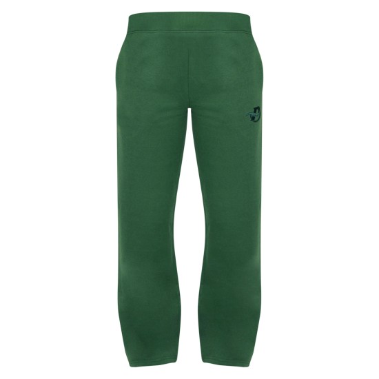 PRETTYLITTLETHING Forest Green Logo Embroidered Wide Leg Sweatpants PRETTYLITTLETHING Forest Green Logo Embroidered Wide Leg Sweatpants