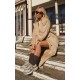 Camel Brushed Wool Look Oversized Drop Shoulder Coat Camel Brushed Wool Look Oversized Drop Shoulder Coat