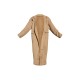 Camel Brushed Wool Look Oversized Drop Shoulder Coat Camel Brushed Wool Look Oversized Drop Shoulder Coat