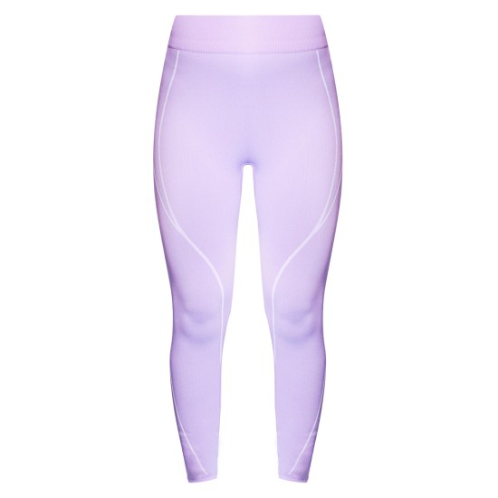 PRETTYLITTLETHING Lilac Ski Seamless Contrast Seam Bodysuit & Leggings Set PRETTYLITTLETHING Lilac Ski Seamless Contrast Seam Bodysuit & Leggings Set
