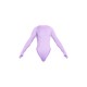 PRETTYLITTLETHING Lilac Ski Seamless Contrast Seam Bodysuit & Leggings Set PRETTYLITTLETHING Lilac Ski Seamless Contrast Seam Bodysuit & Leggings Set