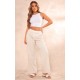 Stone Boxer Detail Drawstring Waist Pants Stone Boxer Detail Drawstring Waist Pants