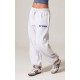 PRETTYLITTLETHING Ash Grey Premium Studio Print Cuffed Sweatpants PRETTYLITTLETHING Ash Grey Premium Studio Print Cuffed Sweatpants