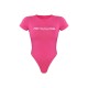 PRETTYLITTLETHING Hot Pink Logo Short Sleeve Bodysuit PRETTYLITTLETHING Hot Pink Logo Short Sleeve Bodysuit