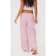 Pink Shell Side Stripe Detail Wide Leg Pants Pink Shell Side Stripe Detail Wide Leg Pants