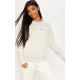 PRETTYLITTLETHING Sand Graphic Oversized Fit Sweatshirt PRETTYLITTLETHING Sand Graphic Oversized Fit Sweatshirt