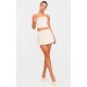 Cream Pleated Micro Mini Skirt Cream Pleated Micro Mini Skirt