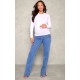 Maternity White Long Sleeve Basic Fitted Top Maternity White Long Sleeve Basic Fitted Top
