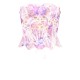 Blue Textured Sheer Floral Lace Corset Blue Textured Sheer Floral Lace Corset