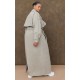 Plus Light Khaki Popper Detail Trench Coat Plus Light Khaki Popper Detail Trench Coat