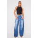 Black Boatneck Slinky Sleeveless Long Top Black Boatneck Slinky Sleeveless Long Top
