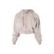 PRETTYLITTLETHING Shape Taupe Washed Cargo Cropped Hoodie PRETTYLITTLETHING Shape Taupe Washed Cargo Cropped Hoodie