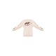 PRETTYLITTLETHING Cream Embroidered Contrast Panel Oversized Sweatshirt PRETTYLITTLETHING Cream Embroidered Contrast Panel Oversized Sweatshirt
