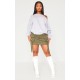 Shape Grey Marl Sweat Raw Edge Slouch Sweatshirt Shape Grey Marl Sweat Raw Edge Slouch Sweatshirt