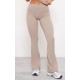 Deep Taupe Sculpt High Waist Flare Yoga Pants Deep Taupe Sculpt High Waist Flare Yoga Pants