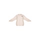 PRETTYLITTLETHING Cream Contrast Logo Badge Oversized Zip Through Hoodie PRETTYLITTLETHING Cream Contrast Logo Badge Oversized Zip Through Hoodie