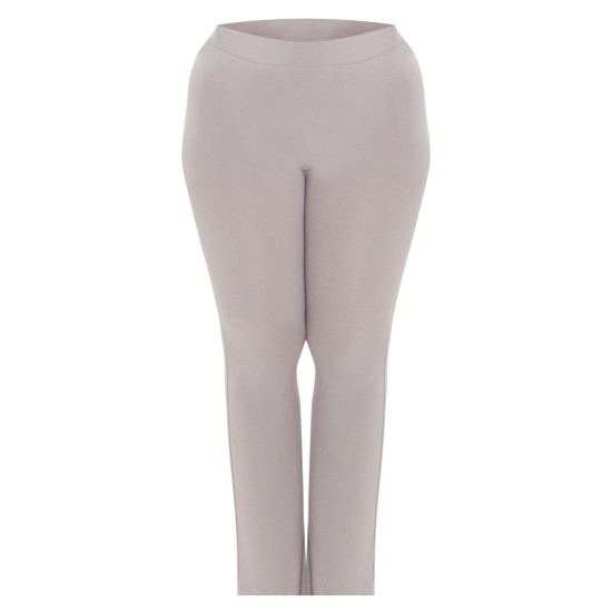 Shape Grey Sculpted Foldover Waist Flare Pants Shape Grey Sculpted Foldover Waist Flare Pants