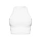 White Slinky Racer Crop Top White Slinky Racer Crop Top