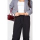 Black Thin Waistband Drawstring Detail Track Pants Black Thin Waistband Drawstring Detail Track Pants