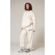 PRETTYLITTLETHING Sand Premium Studio Print Cuffed Sweatpants PRETTYLITTLETHING Sand Premium Studio Print Cuffed Sweatpants