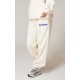 PRETTYLITTLETHING Sand Premium Studio Print Cuffed Sweatpants PRETTYLITTLETHING Sand Premium Studio Print Cuffed Sweatpants