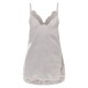 White Satin Lace Split Detail Slip Dress White Satin Lace Split Detail Slip Dress