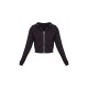 Black Zip Cropped Hoodie Black Zip Cropped Hoodie