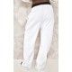 Tall White Double Waistband Wide Leg Sweatpant Tall White Double Waistband Wide Leg Sweatpant