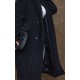 Plus Black Longline Borg Coat Plus Black Longline Borg Coat