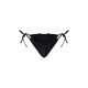 Black Frill Edge Ruched Back Bikini Bottoms Black Frill Edge Ruched Back Bikini Bottoms