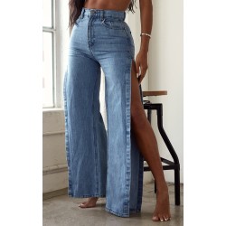 Shape Vintage Wash Extreme Split Detail Jeans