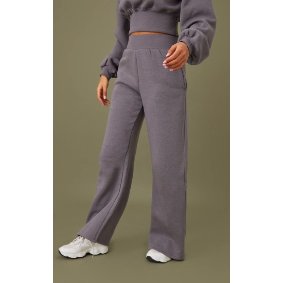 Tall Steel Blue High Waist Wide Leg Sweatpant Tall Steel Blue High Waist Wide Leg Sweatpant