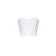 Cream Bandage Hook And Eye Structured Corset Cream Bandage Hook And Eye Structured Corset