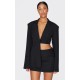 Tall Black Tailored A-line Mini Skirt Tall Black Tailored A-line Mini Skirt